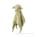 Cotton Muslin Comforter with Animal Toy